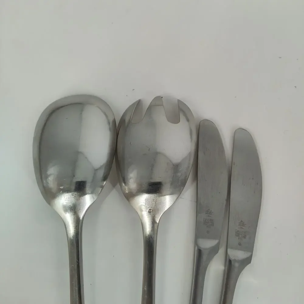 4X Serving VARIATION V Spoons Spreaders Dansk Designs Finland IHQ Stainless MCM